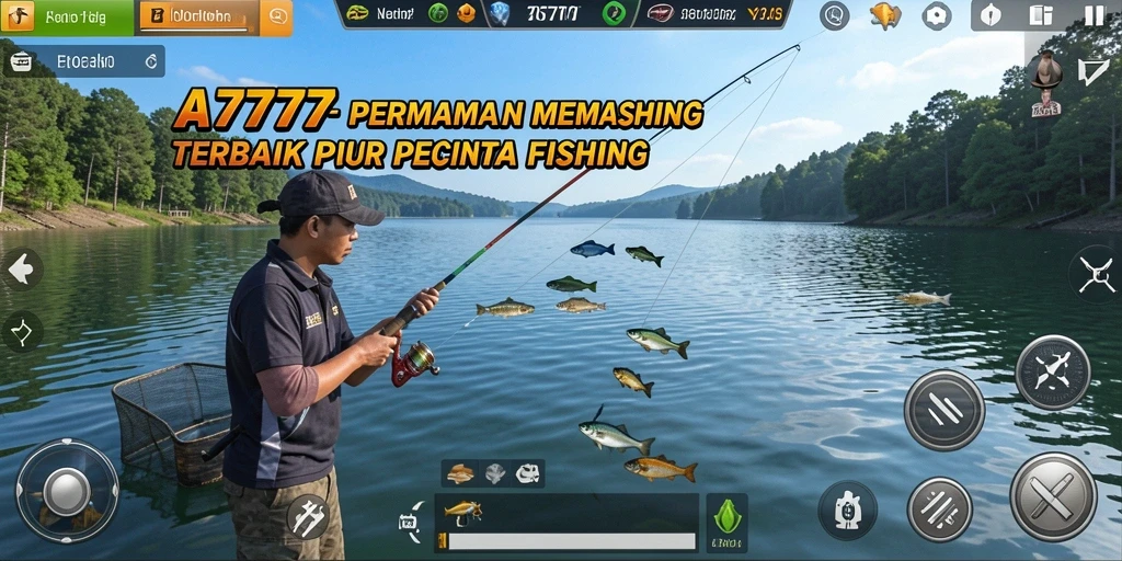 Screenshot gameplay A7777 menampilkan pengalaman memancing yang seru dan menarik.