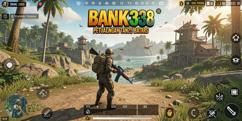 Tangkapan layar dari gameplay seru BANK338 di dunia terbuka.