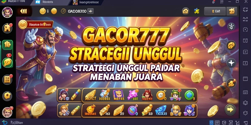 Screenshot gameplay GACOR777 yang memperlihatkan taktik dan strategi dinamis.