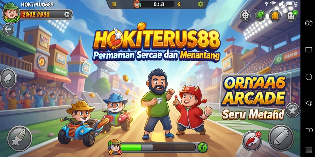 Screenshot menampilkan gameplay seru dalam HOKITERUS88, penuh aksi dan tantangan.