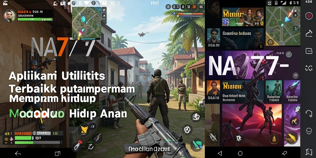 Screenshot utama NA777 menunjukkan antarmuka aplikasi Utility yang ramah pengguna.