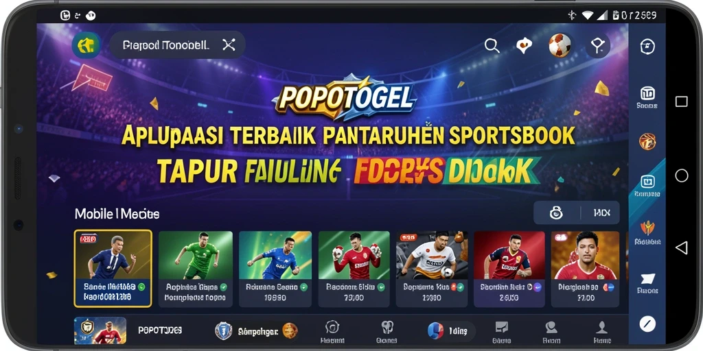 Screenshot gameplay menunjukkan taruhan olahraga yang menarik di POPOTOGEL.
