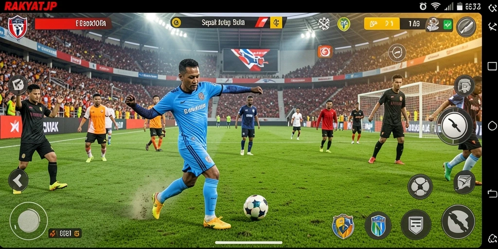 Tampilan gameplay RAKYATJP yang sangat realistis dan mendebarkan.