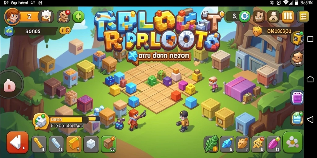 Tangkapan layar menampilkan gameplay Puzzle yang menarik di RPLOOT.
