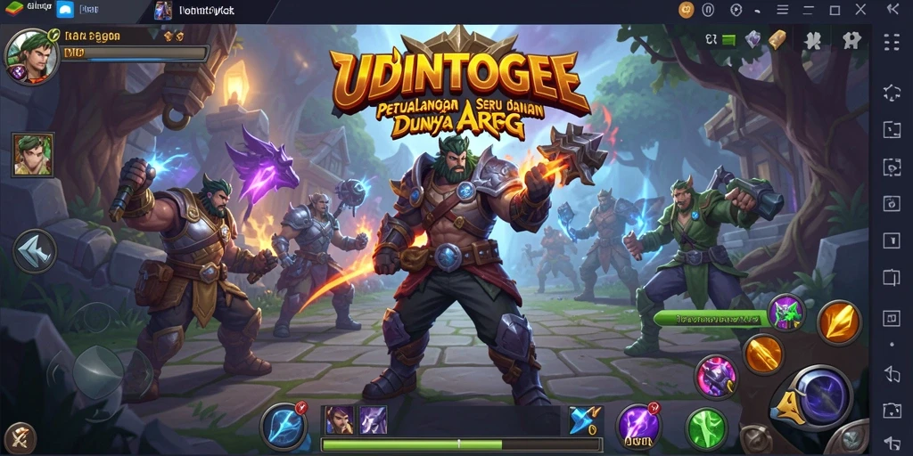 Tampilan gameplay seru dalam petualangan UDINTOGEL yang mendebarkan.
